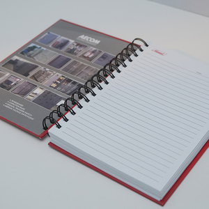 Factory Direct Sale Custom A5 Sewing Binding Hardcover <b>Notepad</b> Leather/Fabric Cover 120 Sheets Promotion Use - Product Image 4