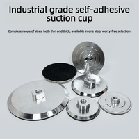 Disques de ponçage à eau en alliage d'aluminium avec support auto-adhésif, connecteur à ventouse, tête de meulage pour meuleuse d'angle