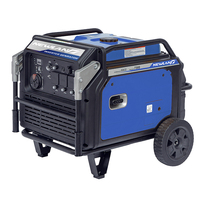 NEWLAND 6000iE Inverter Geräuscharm Einphasig 5,5kW 4-Takt Luftgekühlter Benzinmotor THD 3% Kraftstofftank 19L Elektrisch 380V 50Hz