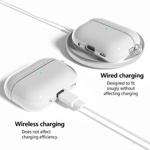 La más nueva funda transparente para auriculares de TPU de 2,0mm de espesor para <span class=keywords><strong>Airpods</strong></span> <span class=keywords><strong>Pro</strong></span> 3 funda protectora transparente para auriculares - Product Image 3