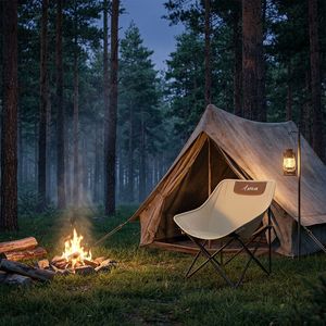 Factory Hot Sale Folding Portable Camping <strong>Chairs</strong> with Storage Carrying Bag <strong>Moon</strong> <strong>Chair</strong> Outdoor <strong>Chairs</strong> for Camping Music Concert - Product Image 4
