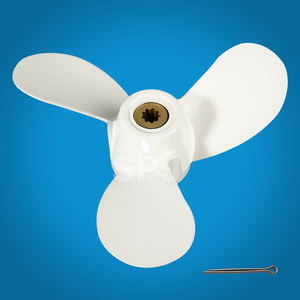 Hélice marine à 3 pales 6L5-45952-00-00 pour moteur <span class=keywords><strong>Yamaha</strong></span> 2,5 CV, 7 1/4"x5 1/2", en alliage d'aluminium, pour moteur <span class=keywords><strong>hors</strong></span>-<span class=keywords><strong>bord</strong></span> - Product Image 4