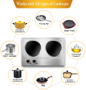 Table de cuisson à induction intégrée, <span class=keywords><strong>cuisinière</strong></span> radiante, plaque chauffante infrarouge, <span class=keywords><strong>cuisinière</strong></span> électrique en céramique en verre facile à utiliser, certifiée CB - Product Image 5