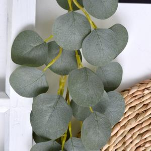 Guirnalda <span class=keywords><strong>de</strong></span> eucalipto con hojas <span class=keywords><strong>de</strong></span> manzano artificiales, nuevo tipo, enredaderas <span class=keywords><strong>de</strong></span> hojas <span class=keywords><strong>de</strong></span> Sauce <span class=keywords><strong>de</strong></span> ratán para decoración <span class=keywords><strong>de</strong></span> pared <span class=keywords><strong>de</strong></span> boda - Product Image 6