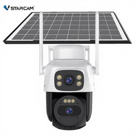 Caméra de sécurité solaire Vstarcam 6MP Wifi Aov 2K Image ultra claire Batterie Surveillance sans fil extérieure 24H