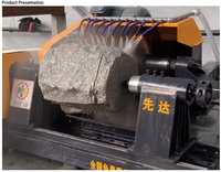 Machine automatique de fabrication de billes de granit et de marbre avec moteur et engrenages 380V, longue durée de vie pour la construction