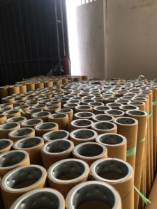 Tubo de Cartón Grueso de Tamaño Personalizado con Tapas Metálicas, Cilindro de Papel Industrial Resistente para Embalaje, Producción en Masa, Exportación - Product Image 6