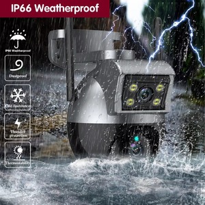 Tuya 4k ống kính kép ngoài trời Wifi PTZ <span class=keywords><strong>ip</strong></span> <span class=keywords><strong>camera</strong></span> tự động theo dõi không dây CCTV An Ninh 2-cách âm thanh cmos cho nhà thông minh tích hợp - Product Image 6