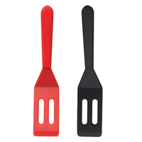 Ensemble de 2 spatules de cuisine en silicone résistantes aux hautes températures, antiadhésives, pour brownies, œufs, steaks, ustensiles de cuisine ménagers
