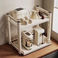 Étagère de rangement multifonctionnelle réglable en métal pour micro-ondes, style moderne et minimaliste, pour cuisine domestique, idéale pour le riz