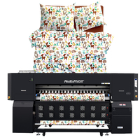 Precio de fábrica 1,8 m Camisetas de gran formato Plotter Máquina de impresión de vinilo Digital I3200 Impresora de sublimación de tinte de cabeza