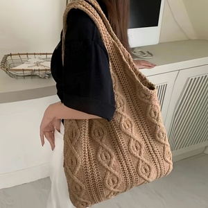 Bolso Retro de Gran Capacidad, Diseño Calado, Casual, Versátil, de un Solo Hombro, Nuevo, Minimalista, para Ir al Trabajo, la Playa o de Compras - Product Image 4