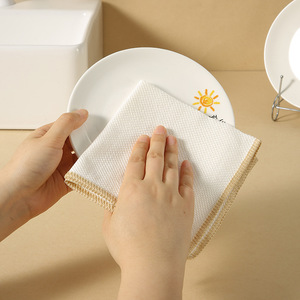 Chiffon de nettoyage en microfibre de couleur unie, absorbant l'humidité, pour casseroles et poêles - Product Image 2