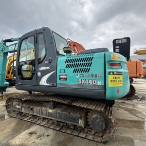 Great Bargain Used Kobelco SK140LC Crawler Excavator Consistent Pressure Gear Pump For Pipeline Trench Industrial Grading Jobs - Product Image 1