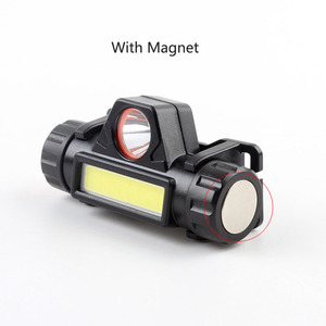 Lampe frontale étanche à LED COB rechargeable par USB, <span class=keywords><strong>2</strong></span> modes d'éclairage, avec aimant, idéale pour le travail, la pêche ou le <span class=keywords><strong>camping</strong></span> - Product Image 6