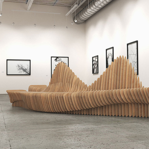 เก้าอี้ไม้แบบยาวสำหรับ677F ร้านอาหารโรงแรมห้างสรรพสินค้าเฟอร์นิเจอร์เชิงพาณิชย์เก้าอี้แบบตั้งโต๊ะดีไซน์หรูหรา - Product Image 4