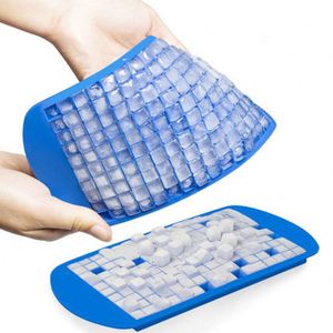 Moule en silicone carré de petite taille pour la production en vrac, 160 cavités de 1 cm chacune, idéal pour la fabrication de glace pilée - Product Image 3