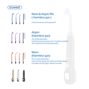 Bowekt 4 1 tần số cao đũa cầm tay da thắt chặt Máy điều trị mụn trứng cá mặt spa trị liệu tăng trưởng tóc mục tiêu khu vực đầu - Product Image 5