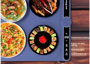 Plateau chauffant mural pliable en silicone grande taille pour aliments, réglable, pratique, idéal pour réchauffer les plats – Nouveauté très demandée - Product Image 5