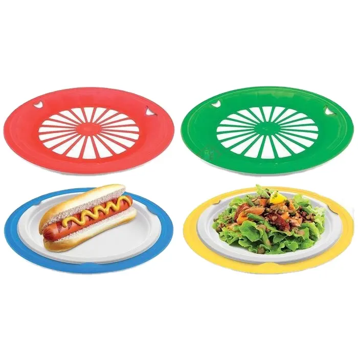 OEM Welcome Set of 8 Reusable Plastic Paper Plate Holders