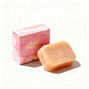 Petite boîte à savon pliable personnalisée emballage avec logo imprimé pour produit de soin de la peau boîtes d'expédition écologiques emballage pour barre de savon - Product Image 1