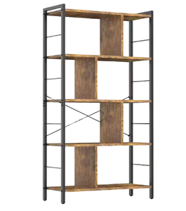 Estanterías Extensibles de Madera de Alta Calidad, Estilo Industrial Moderno, para Sala de Estar y Muebles de Oficina - Product Image 1