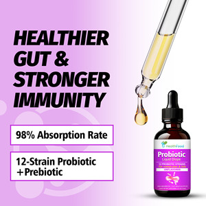 Premium Custom Probiotic Liquid Drops Supports Immunity Nutrient Absorption to Gut Health Support Dietary <b>Supplement</b> - Product Image 2