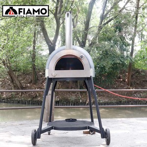 Horno de Pizza Moderno FIAMO MAXI para Camping, Barbacoa de Gas y Leña para Uso en Tiendas y Aventuras al Aire Libre CLAY-G-800-1-B1 Horno de Pizza Especial - Product Image 4