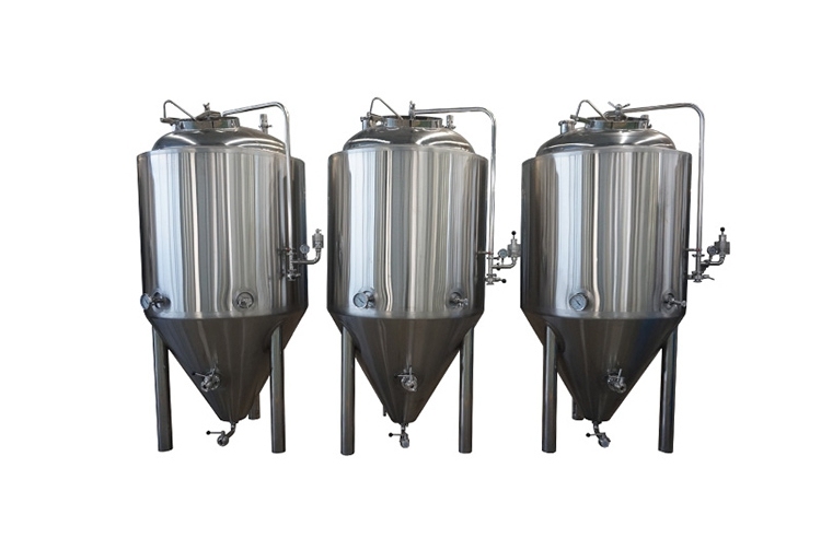 Cuve de fermentation de bière en acier inoxydable veste de refroidissement de fossette fermenteur