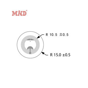 Etiqueta NFC Redonda <span class=keywords><strong>de</strong></span> 13.56MHZ NATG 213 <span class=keywords><strong>de</strong></span> 21mm <span class=keywords><strong>de</strong></span> Diámetro para Integración Durante la Impresión 3D FDM/FFF - Product Image 2