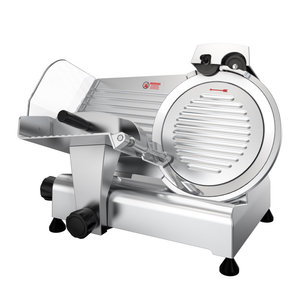 Nueva Cortadora/Rebanadora <span class=keywords><strong>de</strong></span> <span class=keywords><strong>Carne</strong></span> Eléctrica Comercial <span class=keywords><strong>de</strong></span> 10 Pulgadas, Cuchilla <span class=keywords><strong>de</strong></span> Acero al Carbono, Grosor Ajustable, Capacidad <span class=keywords><strong>de</strong></span> 300 kg/h, Semiautomática - Product Image 4