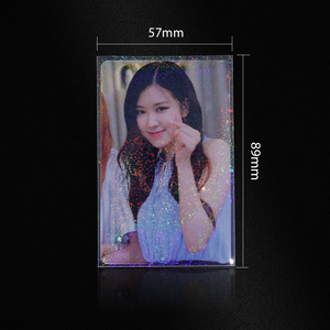 Sandstorm+Stars 5000pcs HOLOGRAM KPOP Photocard CARD SLEEVES, Holographic LOMO PC Card Sleeves - Product Image 2