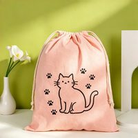 Sacs en toile décoratifs avec cordon de serrage, pochettes personnalisées imprimées pour fêtes et souvenirs