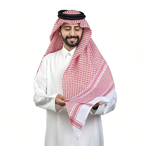 Keffiyeh Shemagh arabe en coton pur de haute qualité - un choix premium pour les vêtements - Product Image 6