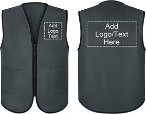 Chaleco de Uniforme Profesional para Supermercado, Ligero y Transpirable, con Múltiples Bolsillos para Personal, Cajeros y Clérigos de Inventario - Product Image 4