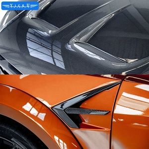 Adatto per <span class=keywords><strong>Audi</strong></span> <span class=keywords><strong>RS</strong></span> Q8 modificato mansoy kit spoiler per auto in fibra di carbonio labbro anteriore labbro posteriore ala superiore ala posteriore - Product Image 3