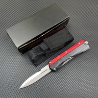 Premium M390 acier alliage d'aluminium poignée couteau de poche extérieur Microt couteau de chasse pour l'urgence sur le terrain