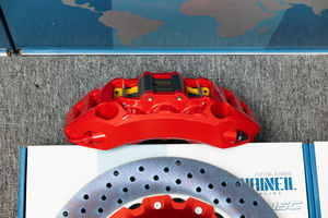 نظام فرامل السيارات للسباقات مع مكبس فرامل سداسي وقرص فرامل كبير لسيارات بي إم دبليو E36 E46 M3 E90 E92 335i F30 G20 - Product Image 4