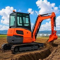LIVRAISON GRATUITE Mini-excavatrices à moteur EPA, mini-excavatrice de 4 tonnes, mini-excavatrice sur chenilles, petite excavatrice de haute qualité avec accessoires personnalisés