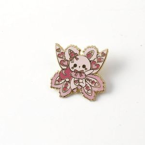 เข็มกลัดรูปดอกกุหลาบเคลือบเงาแบบกำหนดเองได้ - Product Image 5