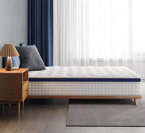 Mua đôi đầy đủ siêu vua nữ hoàng Kích thước nệm giường Mat ngủ cũng cuộn trong một hộp đôi túi mùa xuân Gel Bộ nhớ bọt nệm - Product Image 5