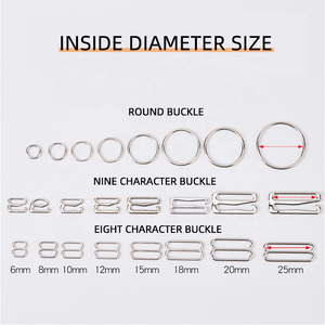 Kim loại đồ lót điều chỉnh khóa dây đeo móc, Áo Ngực khóa Bikini Đồ bơi khóa - Product Image 3