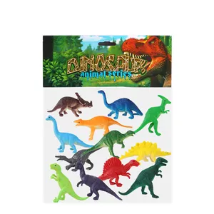 Juguetes Dinosaurio 12 Jenis 4 Inci Dicampur dengan Harga Murah Makanan Ringan Kemasan Hadiah Plastik Mini Figure Dinosaurus Mainan