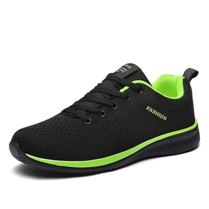 Zapatillas Deportivas de Punto a la Moda, Ligeras, Transpirables, Cómodas para Caminar, Zapatos Casuales Deportivos para Hombre, Primavera Otoño - Product Image 6