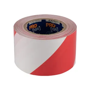 Print Safety Danger Caution Signal Plastic White Red Coloured Pe Barrier Warning Tape