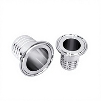 Raccord rapide hydraulique HQL WZ en acier inoxydable 304 316 316L à tête cylindrique, embout DIN ASME 3A, trou de montage 0,25 po 1