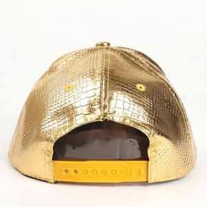 Gorra Snapback de 5 Paneles Unisex de Cuero Impermeable al por Mayor con Diseño de Dólar para Uso en Exteriores - Product Image 5