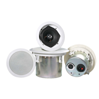 Système de haut-parleurs PA, haut-parleur encastré au plafond 5 pouces 5W-10W-20W, haut-parleur coaxial pour plafond