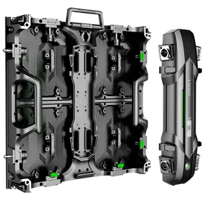 P3.91 layar dalam dan luar ruangan die-casting kotak aluminium dapat dilepas definisi tinggi warna penuh 3.9mm tampilan LED video Dinding