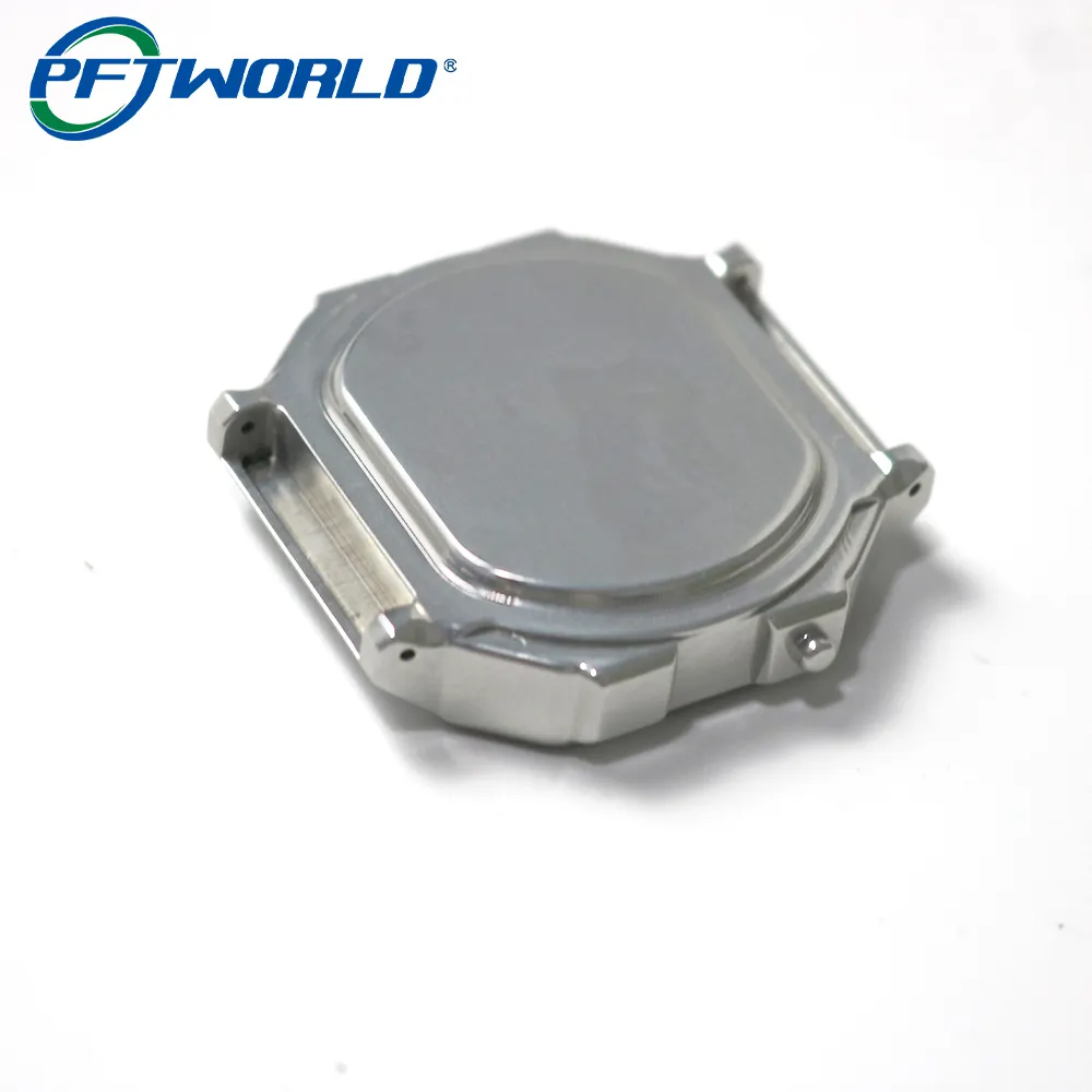 Caixa de relógio CNC personalizada para corte de peças de máquina com base de alumínio anodizado duro, serviço de fundição e chapeamento